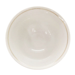 未使用品 ヴェルサーチ Asia Meandre d'Or 陶器 ホワイト ゴールド 茶碗 食器 1177【中古】VERSACE