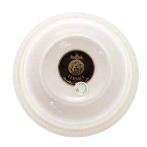 未使用品 ヴェルサーチ Asia Meandre d'Or 陶器 ホワイト ゴールド 茶碗 食器 1177【中古】VERSACE
