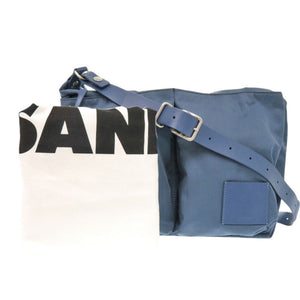 美品 ジルサンダー PILOT CROSSBODY パイロット J26WG0002 ナイロン レザー ブルー ショルダーバッグ 青 1181【中古】JIL SANDER