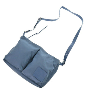 美品 ジルサンダー PILOT CROSSBODY パイロット J26WG0002 ナイロン レザー ブルー ショルダーバッグ 青 1181【中古】JIL SANDER