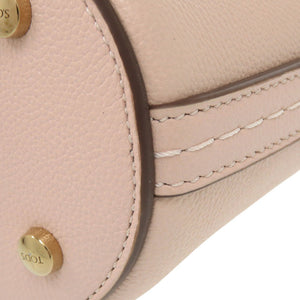 未使用 トッズ バケットバッグ T タイムレス XBWTSAQ0000Q8E レザー ピンク 2way ハンドバッグ 1182【中古】TOD’S
