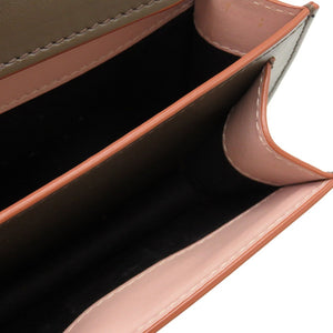 新品同様 マルニ ミニ トランク レザー ブラウン 1191 ショルダーバッグ【中古】MARNI