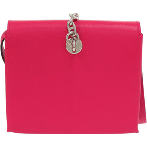 新品同様 エルメス コンパクトウォレット シェーヌダンクル シェーブル ローズエクストリーム B刻印 二つ折り財布 1192【中古】HERMES