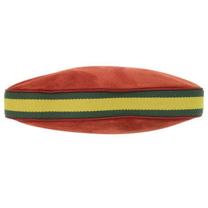 美品 グッチ アタッシェ 702823 スエード レッド系 ショルダーバッグ 1194【中古】GUCCI