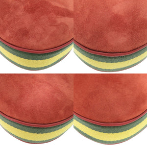 美品 グッチ アタッシェ 702823 スエード レッド系 ショルダーバッグ 1194【中古】GUCCI