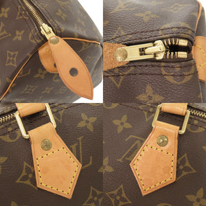 ルイ ヴィトン スピーディ35 モノグラム M41524 ブラウン ハンドバッグ LV 1205【中古】LOUIS VUITTON