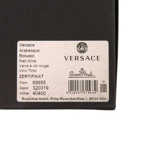 未使用品 ヴェルサーチ Arabesque 食器/磁器 クリア 1219 グラス【中古】VERSACE
