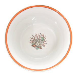 未使用 ヴェルサーチ サラダボウル Etoiles de la Mer ポーセリン 磁器 パープル オレンジ 食器 1223【中古】VERSACE