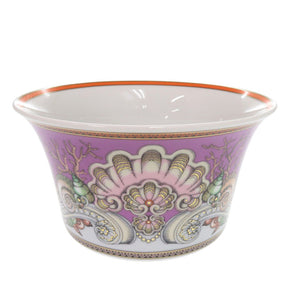 未使用 ヴェルサーチ サラダボウル Etoiles de la Mer ポーセリン 磁器 パープル オレンジ 食器 1224【中古】VERSACE
