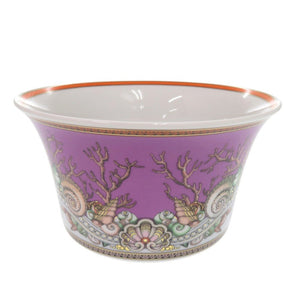 未使用 ヴェルサーチ サラダボウル Etoiles de la Mer ポーセリン 磁器 パープル オレンジ 食器 1224【中古】VERSACE