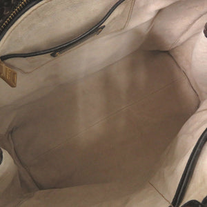 プラダ マドラス BR4801 レザー ブラウン ブラック ワンショルダーバッグ ハンドバッグ 1230【中古】PRADA