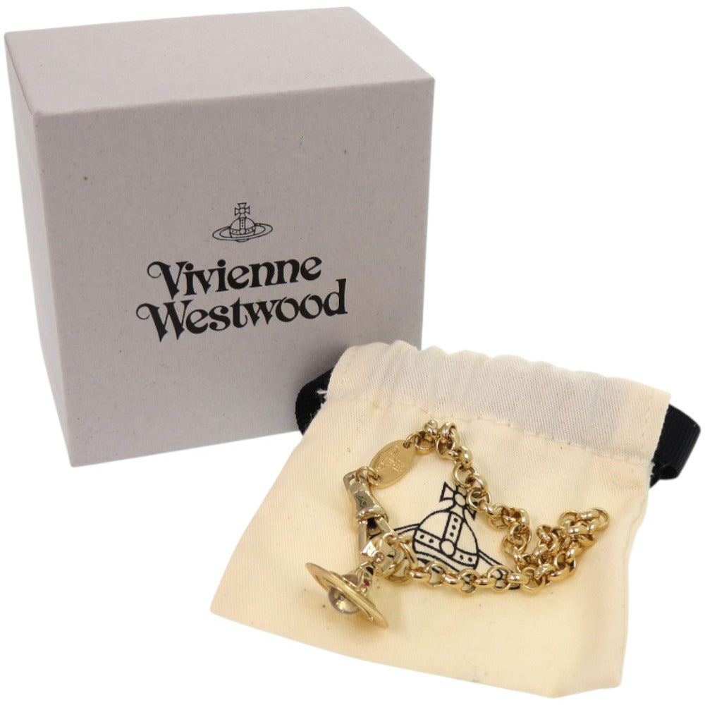 未使用品 ヴィヴィアンウエストウッド プチオーブ B670362 メタル ゴールド ブレスレット 1236【中古】Vivienne Westwood