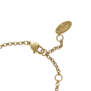 美品 ヴィヴィアンウエストウッド MINI BAS RELIEF オーブ 真鍮 ラインストーン ゴールド ネックレス 1236【中古】Vivienne Westwood