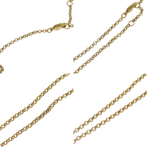 美品 ヴィヴィアンウエストウッド MINI BAS RELIEF オーブ 真鍮 ラインストーン ゴールド ネックレス 1236【中古】Vivienne Westwood
