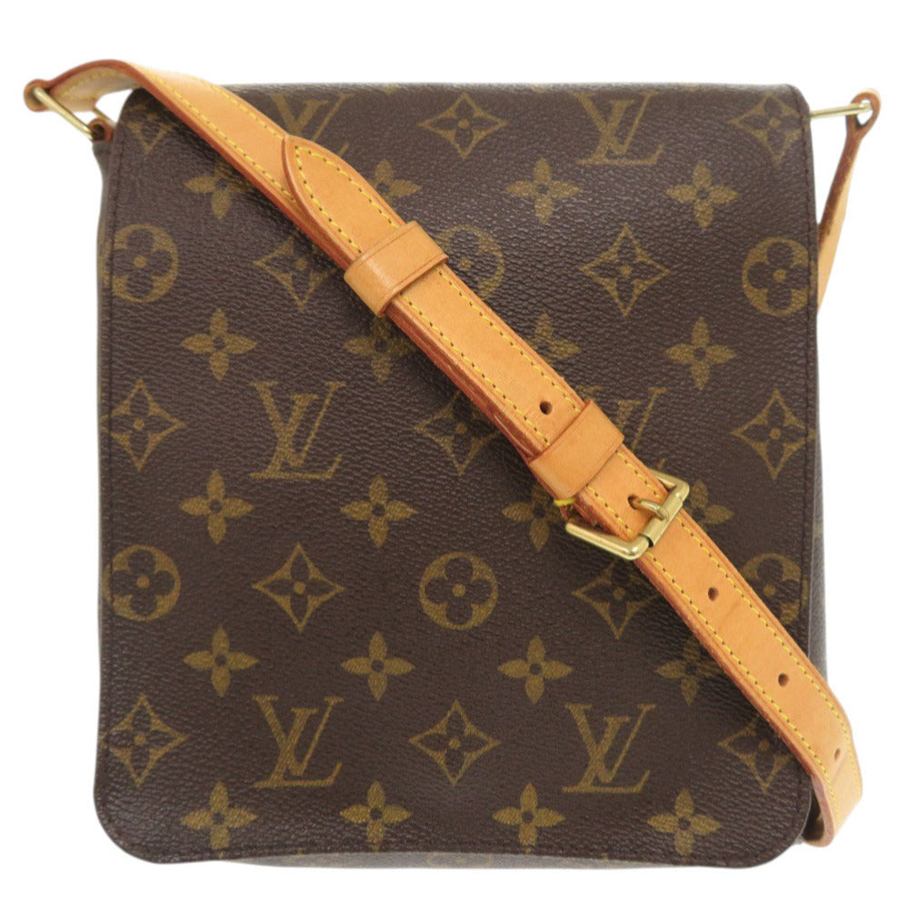 ルイ ヴィトン ミュゼットサルサ ショートストラップ モノグラム M51258 ブラウン ショルダーバッグ LV 1252【中古】LOUIS VUITTON