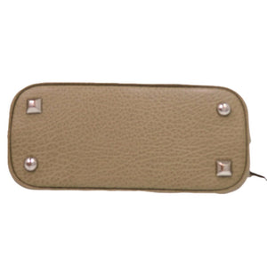 美品 メゾン マルジェラ 5AC マイクロ 2WAY レザー カーキ 1266 ショルダーバッグ【中古】Maison Margiela