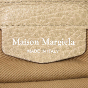 美品 メゾン マルジェラ 5AC マイクロ 2WAY レザー カーキ 1266 ショルダーバッグ【中古】Maison Margiela