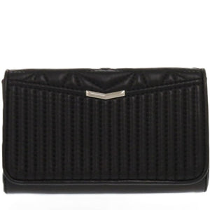 新品同様 ジミーチュウ ヘリア スター クラッチバッグ レザー ブラック 1280 黒 チェーンショルダークラッチバッグ【中古】JIMMY CHOO