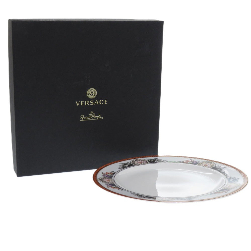 未使用品 ヴェルサーチ Etoiles de la Mer rosen thal ローゼンタール 食器 陶器 ホワイト 1282 プレート【中古】VERSACE