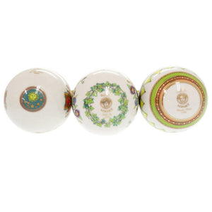 未使用品 ヴェルサーチ オーナメント 3点セット 磁器 マルチカラー 雑貨 1291【中古】VERSACE