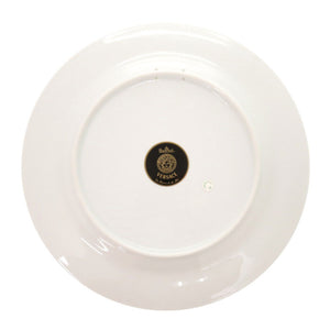 未使用 ヴェルサーチ 大皿 プレート Les Tresors de la Me 巻貝 サンゴ ポーセリン 磁器 ブルー 食器 青 1299【中古】VERSACE