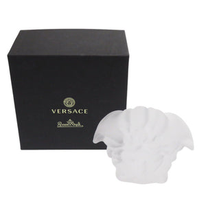 未使用 ヴェルサーチ Medusa Lumiere ペーパーウェイト オブジェ ガラス 1305【中古】VERSACE