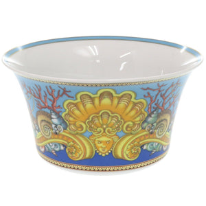 未使用 ヴェルサーチ サラダボウル Ikarus Les Tresors de la Mer サンゴ 巻貝 ポーセリン 磁器 マルチカラー 食器 1309【中古】VERSACE