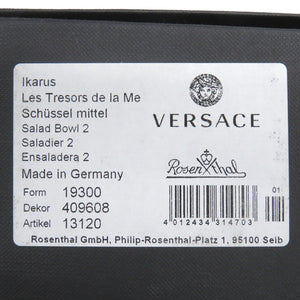 未使用 ヴェルサーチ サラダボウル Ikarus Les Tresors de la Mer サンゴ 巻貝 ポーセリン 磁器 マルチカラー 食器 1309【中古】VERSACE