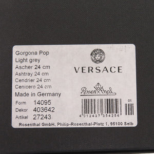未使用 ヴェルサーチ Gorgona Pop プレートポーセリン 磁器 ライトグレー 食器 1313【中古】VERSACE