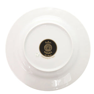 未使用 ヴェルサーチ プレート Wild Floralia レオパード柄 ポーセリン 磁器 ブラウン イエロー 食器 1314【中古】VERSACE