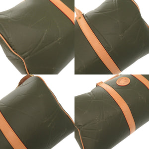 新品同様 ハンティングワールド バチュークロス カーキ ボストンバッグ 緑 1325【中古】HUNTING WORLD メンズ