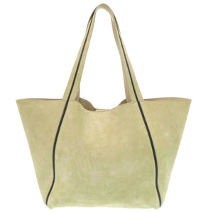 美品 ブルネロクチネリ スエード グリーン トートバッグ 緑 1340【中古】Brunello Cucinelli