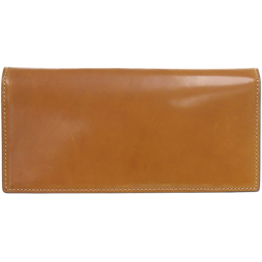 未使用 ロカド イタリア馬革 ブラウン 長財布 茶 1350【中古】ROCADO
