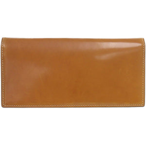 未使用 ロカド イタリア馬革 ブラウン 長財布 茶 1350【中古】ROCADO