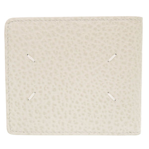 未使用品 メゾン マルジェラ 4ステッチ SA1UI0016 レザー ホワイト 二つ折り財布 札入れ 白 1353【中古】Maison Margiela メンズ