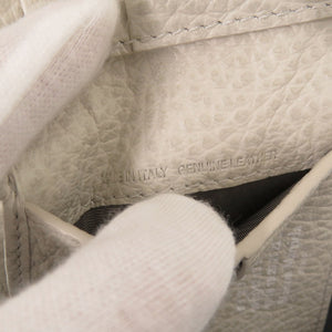 未使用品 メゾン マルジェラ 4ステッチ SA1UI0016 レザー ホワイト 二つ折り財布 札入れ 白 1353【中古】Maison Margiela メンズ