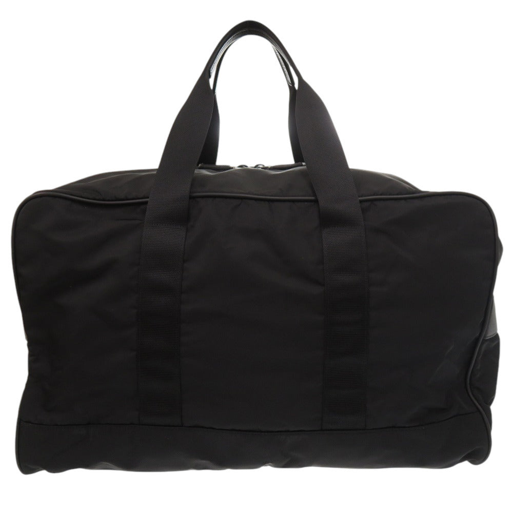 美品 プラダ ナイロン ブラック 黒 ボストンバッグ 1363【中古】PRADA