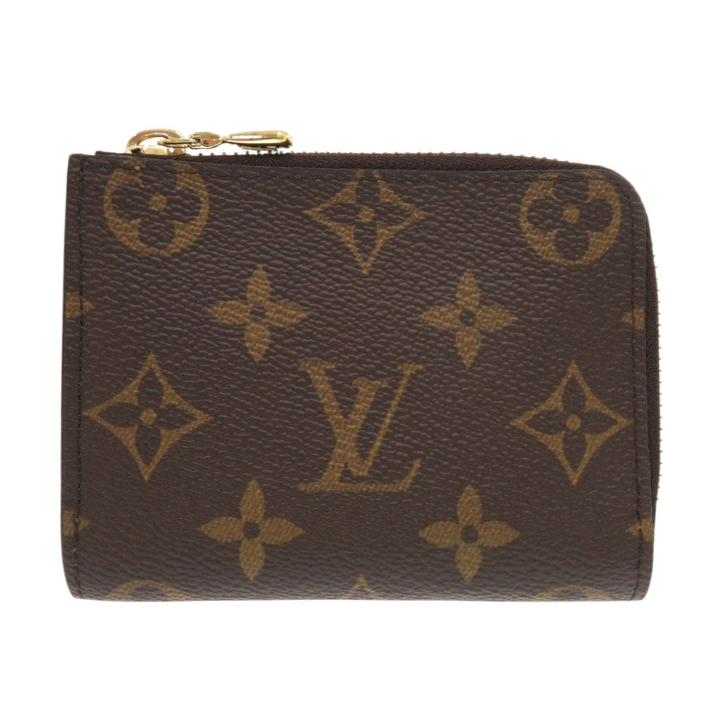 未使用 ルイ ヴィトン ポルトフォイユ ノア コンパクト M83476 アルマニャック モノグラムキャンバス L字ファスナー ミニ財布 ブラウン LV 1367【中古】LOUIS VUITTON