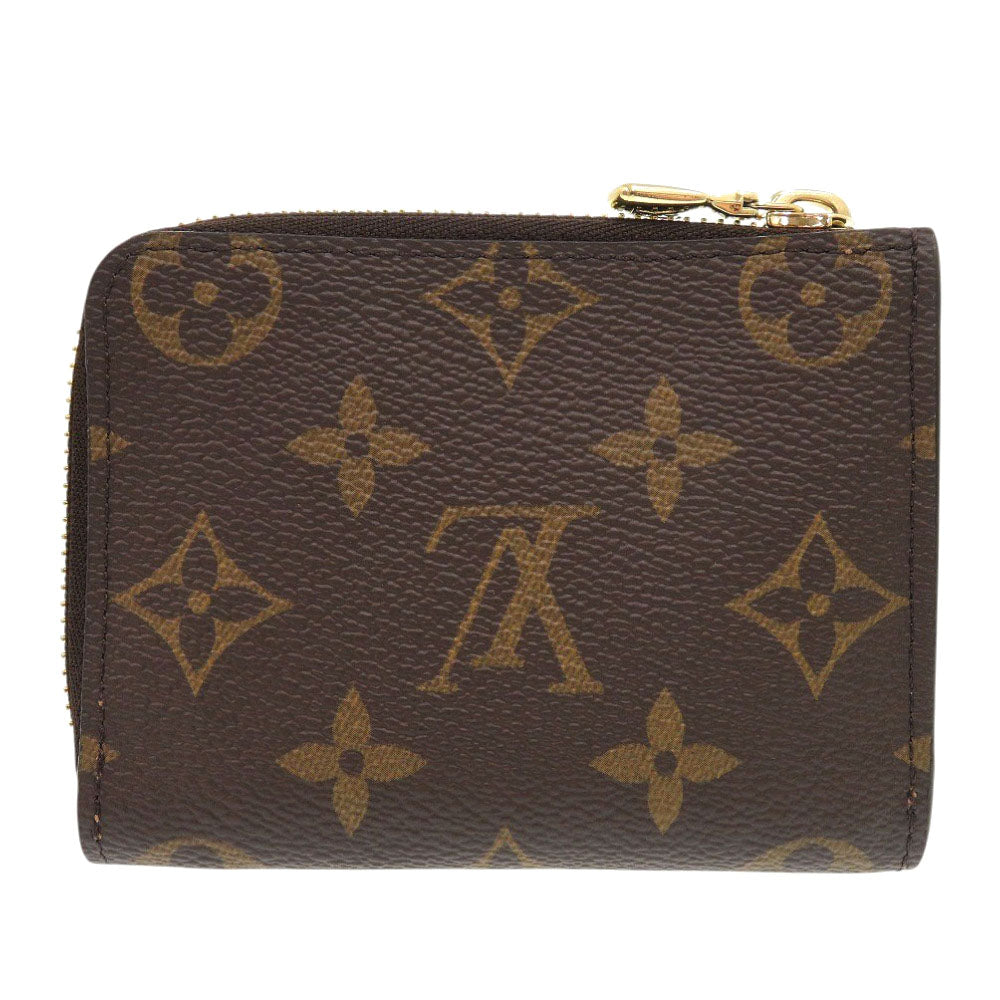 未使用 ルイ ヴィトン ポルトフォイユ ノア コンパクト M83476 アルマニャック モノグラムキャンバス L字ファスナー ミニ財布 ブラウン LV 1367【中古】LOUIS VUITTON