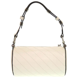 未使用品 グッチ ミニ ワンショルダー ブロンディ 760170 レザー ホワイト シルバー金具 白 ショルダーバッグ 1368【中古】GUCCI