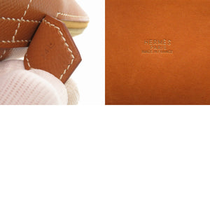 美品 エルメス ボリード35 クシュベル ゴールド ゴールド金具 □F刻印 ハンドバッグ 茶 1370 【中古】 HERMES