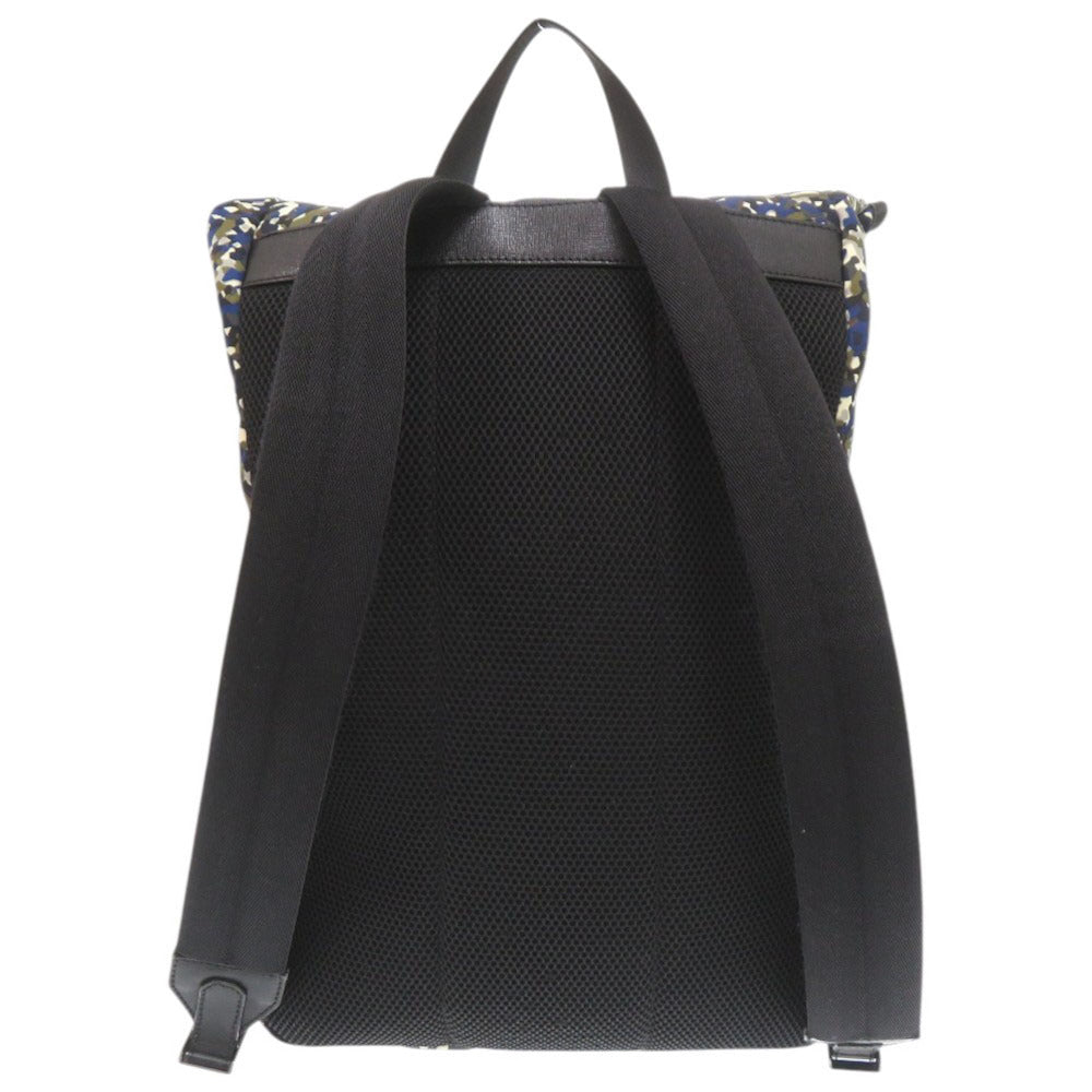 美品 フェンディ 迷彩 7VZ011 ナイロン リュック デイパック 1372【中古】FENDI メンズ