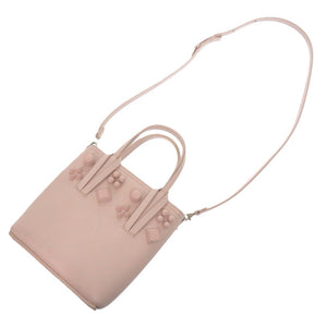 新品同様 クリスチャンルブタン ペイント カバタ ミニ カーフレザー ピンクベージュ 1401 トートバッグ【中古】Christian Louboutin