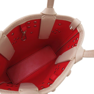 新品同様 クリスチャンルブタン ペイント カバタ ミニ カーフレザー ピンクベージュ 1401 トートバッグ【中古】Christian Louboutin