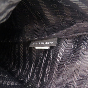 美品 プラダ フォンバッグ ナイロン ブラック ショルダーバッグ 黒 1411【中古】PRADA