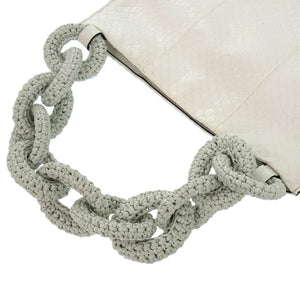 美品 サルヴァトーレフェラガモ スネークスキン 3way AU-21 1956 ショルダーバッグ ラムスキン エラフェ ホワイト 1435 白 スクエアバッグ【中古】Salvatore Ferragamo