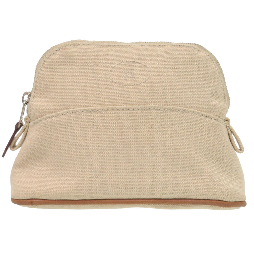 エルメス ボリードポーチ 16 ミニミニ コットン ベージュ ポーチ 1438【中古】HERMES