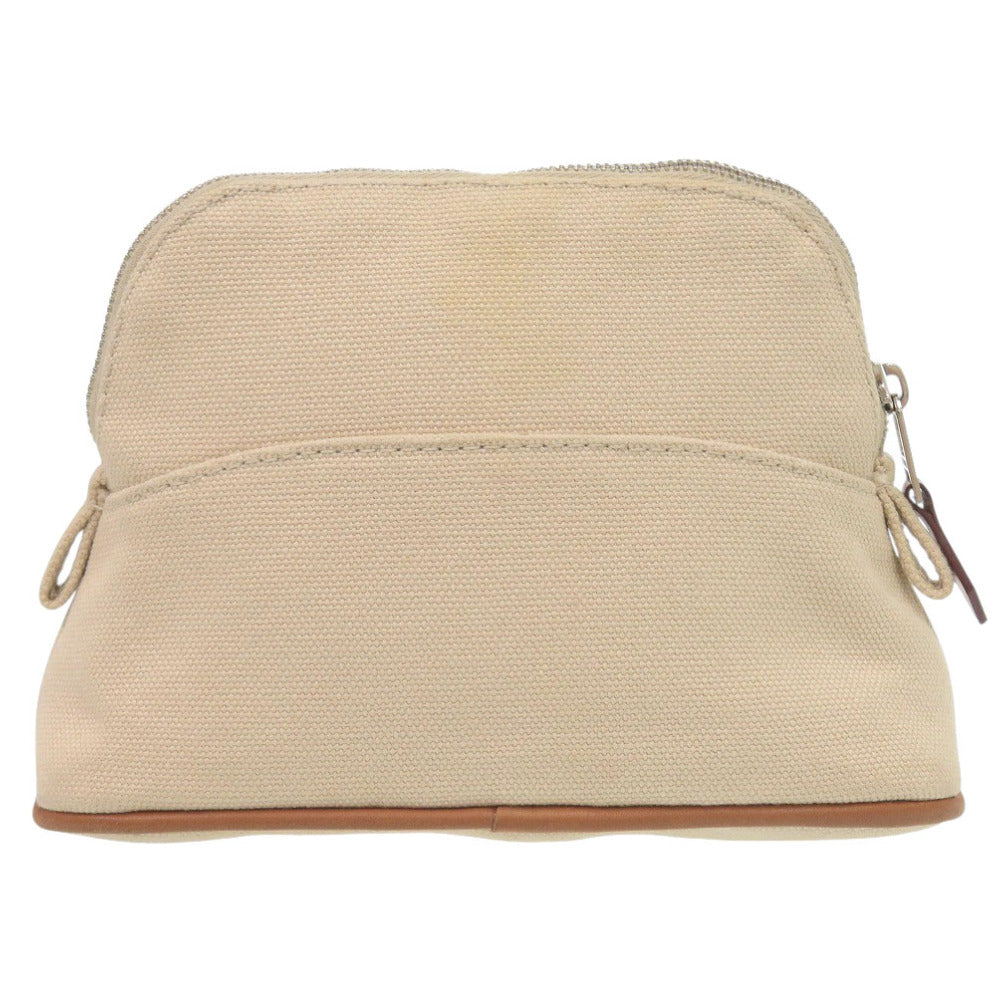 エルメス ボリードポーチ 16 ミニミニ コットン ベージュ ポーチ 1438【中古】HERMES