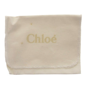 美品 クロエ クローバー メタル グリーン シルバー金具 緑 ネックレス 1443【中古】Chloe