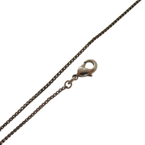 美品 クロエ クローバー メタル グリーン シルバー金具 緑 ネックレス 1443【中古】Chloe